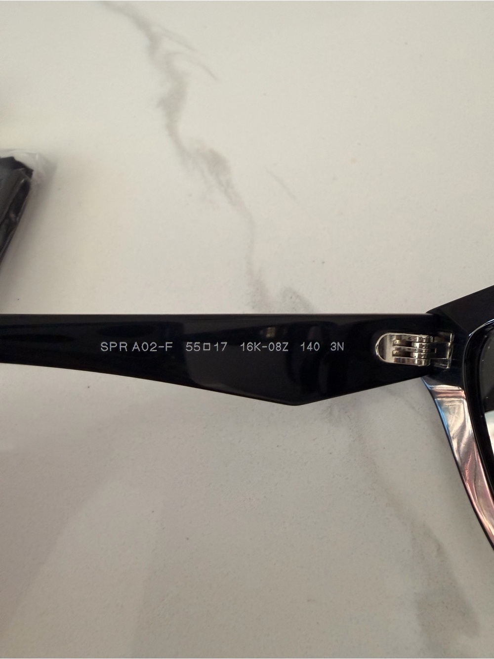 Prada Cat-Eye Butterfly Sunglasses with Logo Glossy Black - Picture 7 of 11